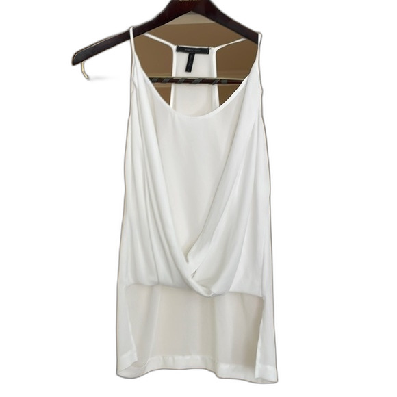 BCBGMAXAZRIA
Sayge Sleeveless Faux-Wrap Blouse, White Size Small - Picture 2 of 9
